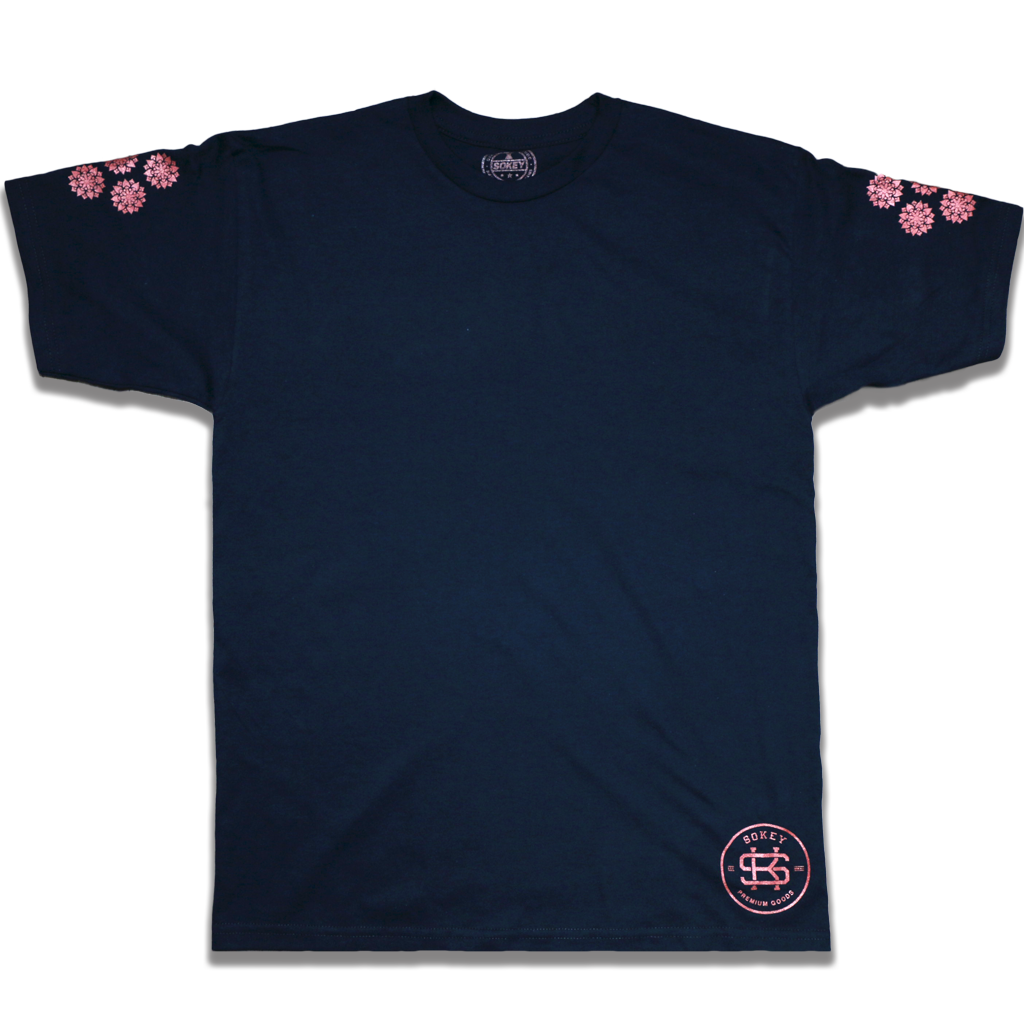Lotus - T-Shirt - Navy Blue