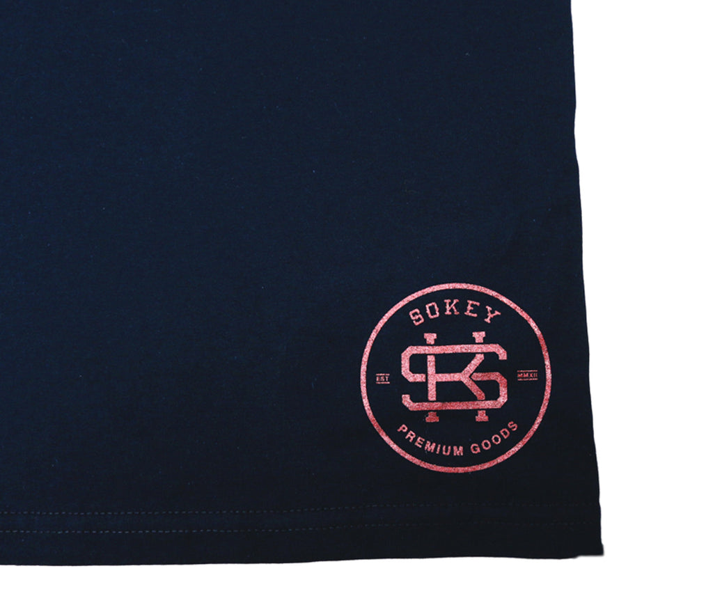 Lotus - T-Shirt - Navy Blue