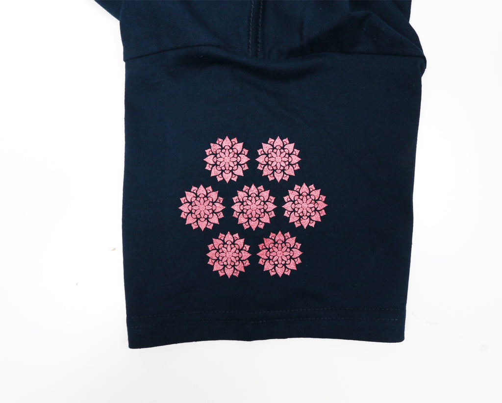 Lotus - T-Shirt - Navy Blue